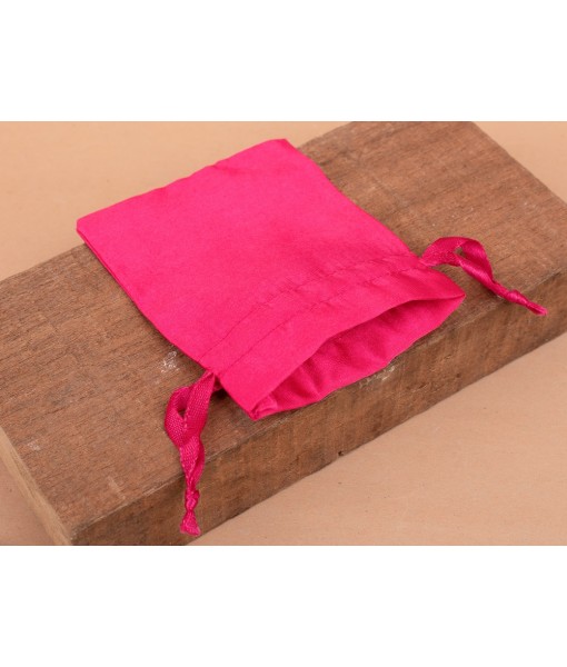 Red Satin Drawstring Pouch, Satin Bags, Custom Jewellery Pouches, Gift Packaging Bags