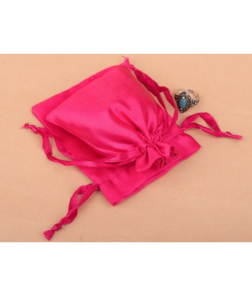 Red Satin Drawstring Pouch, Satin Bags, Custom Jewellery Pouches, Gift Packaging Bags